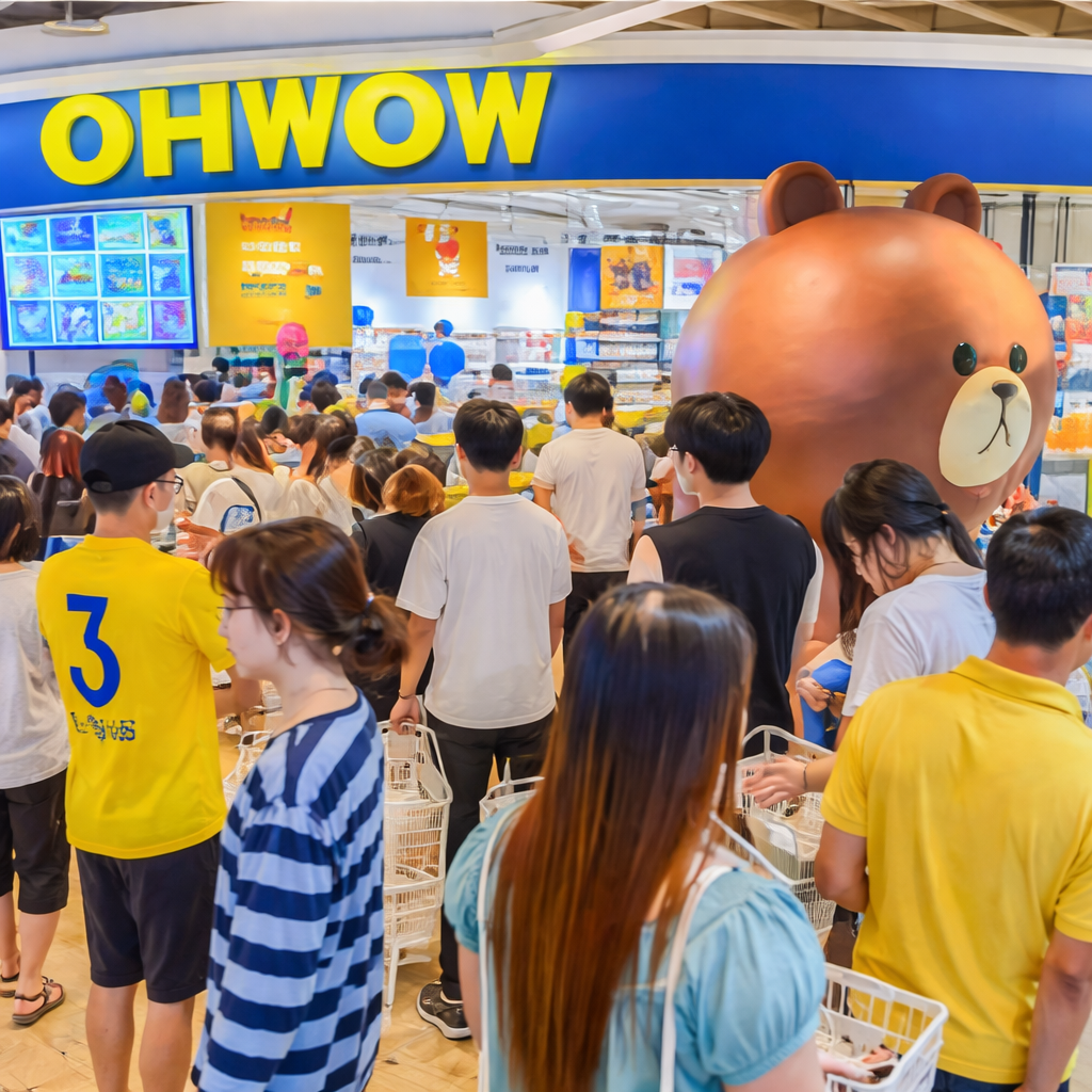 Busy day at an OHWOW store